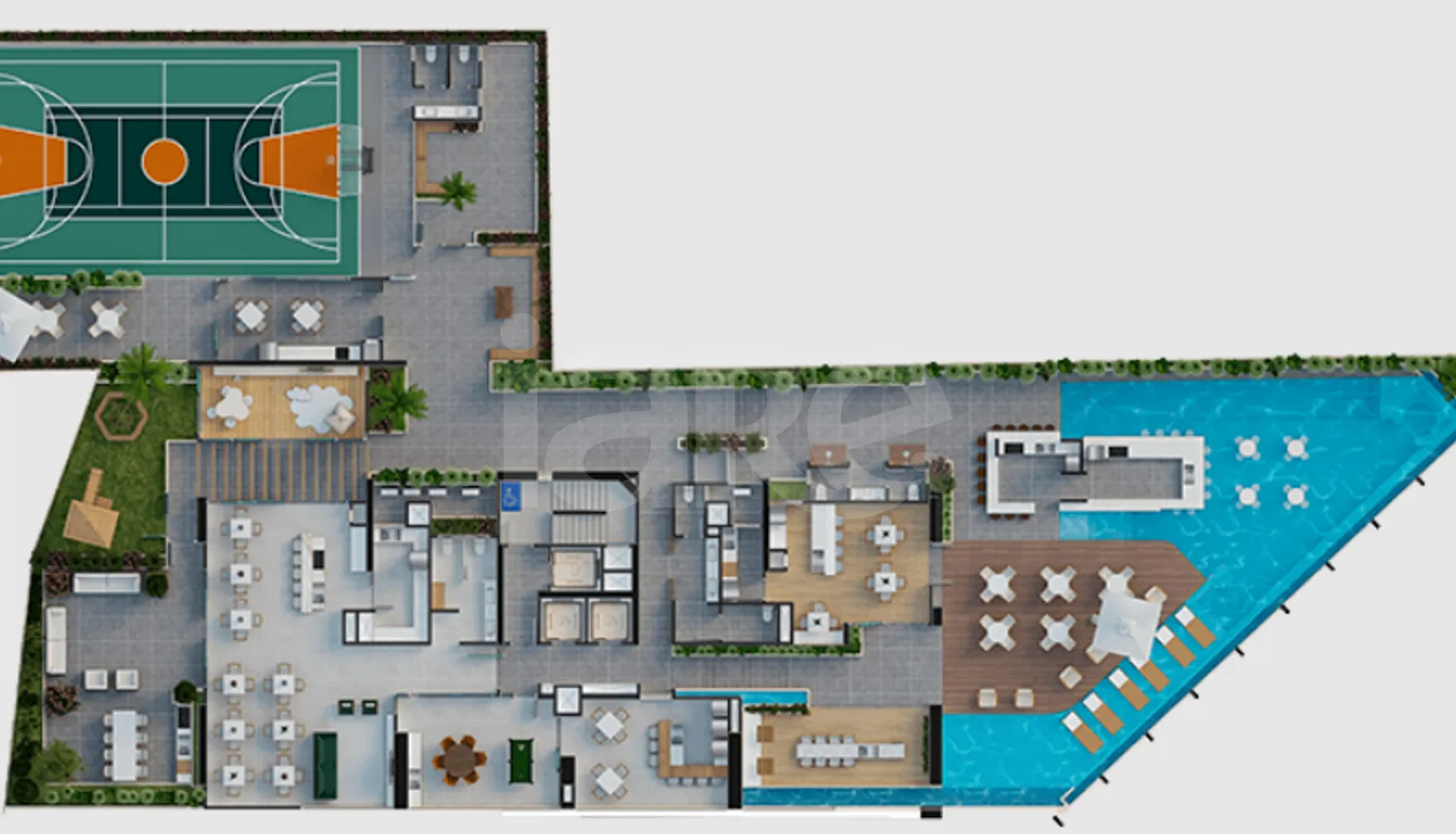 Planta — Pavimento lazer 1