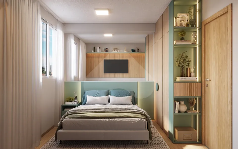 Recanto da Mata - Apartamento com 33,78 m², em Vila Sílvia — foto 3