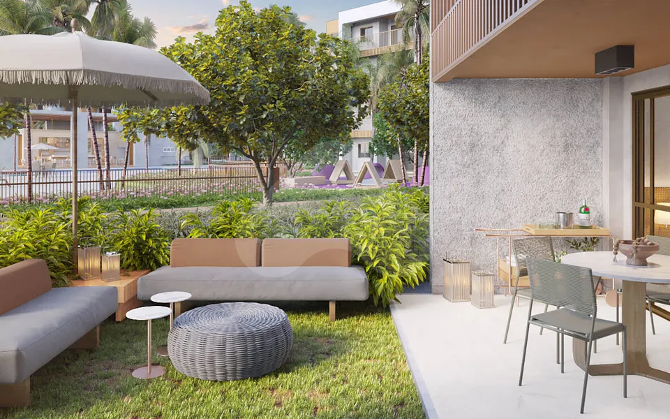 Beach Class Cumbuco - Studio Garden com 42,58 m², em Cumbuco — foto 19