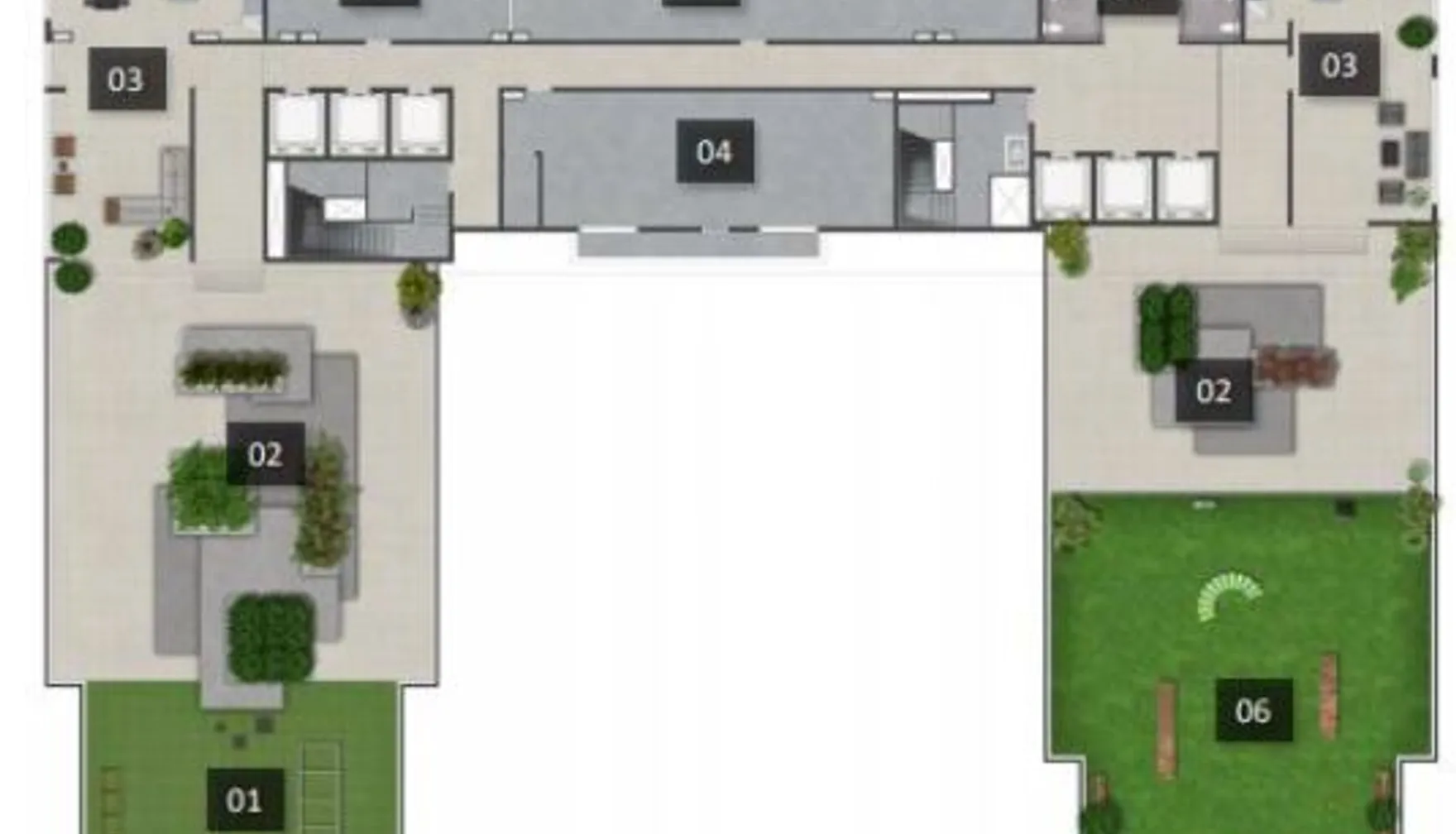 Planta — Pavimento rooftop 2