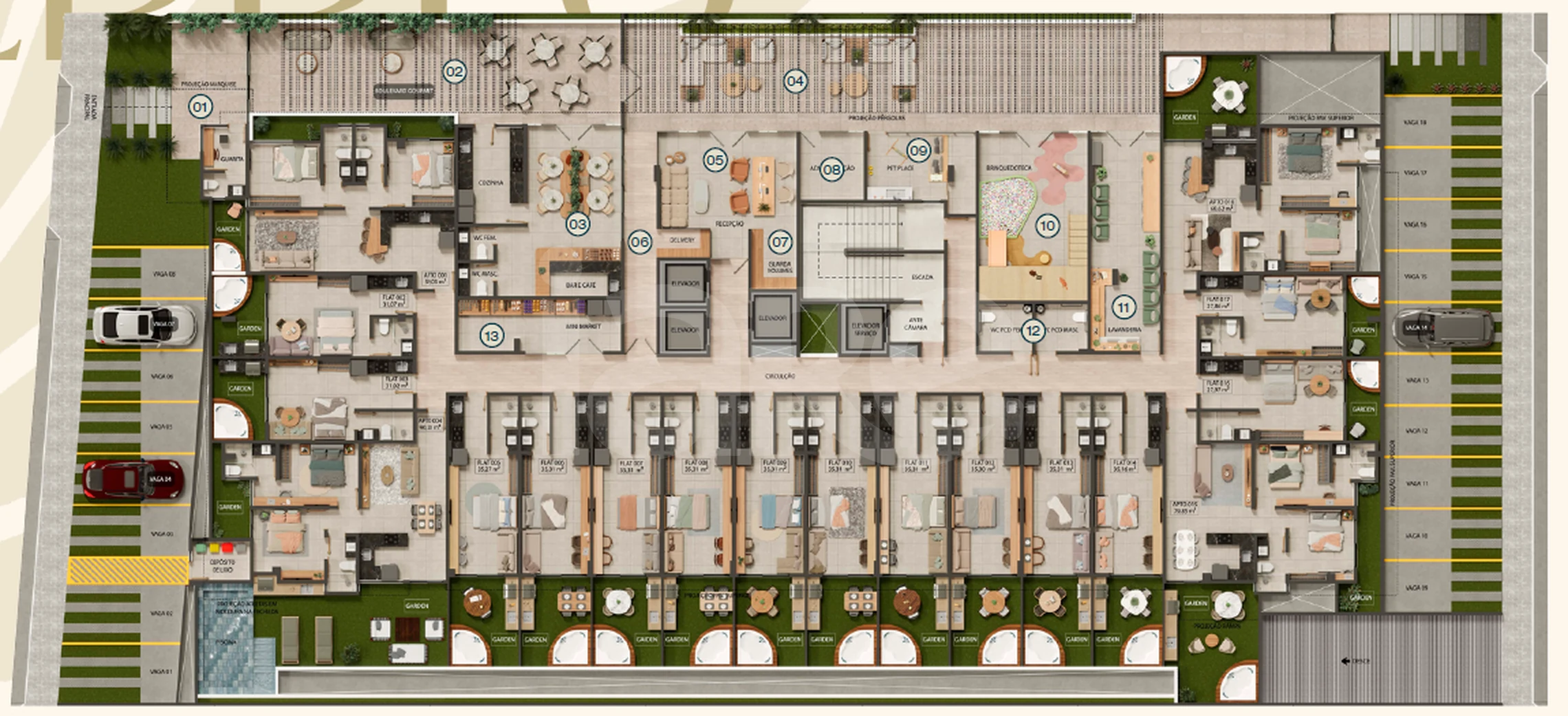 Planta — Pavimento térreo