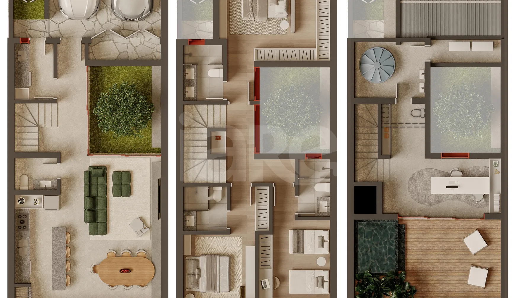 Planta — Casa em Condomínio 302,6 m²