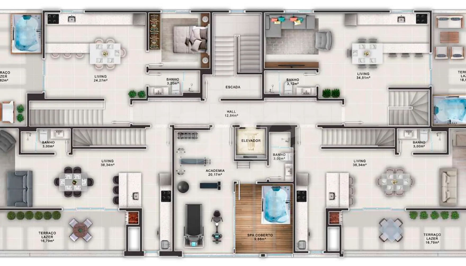 Planta — Pavimento 1
