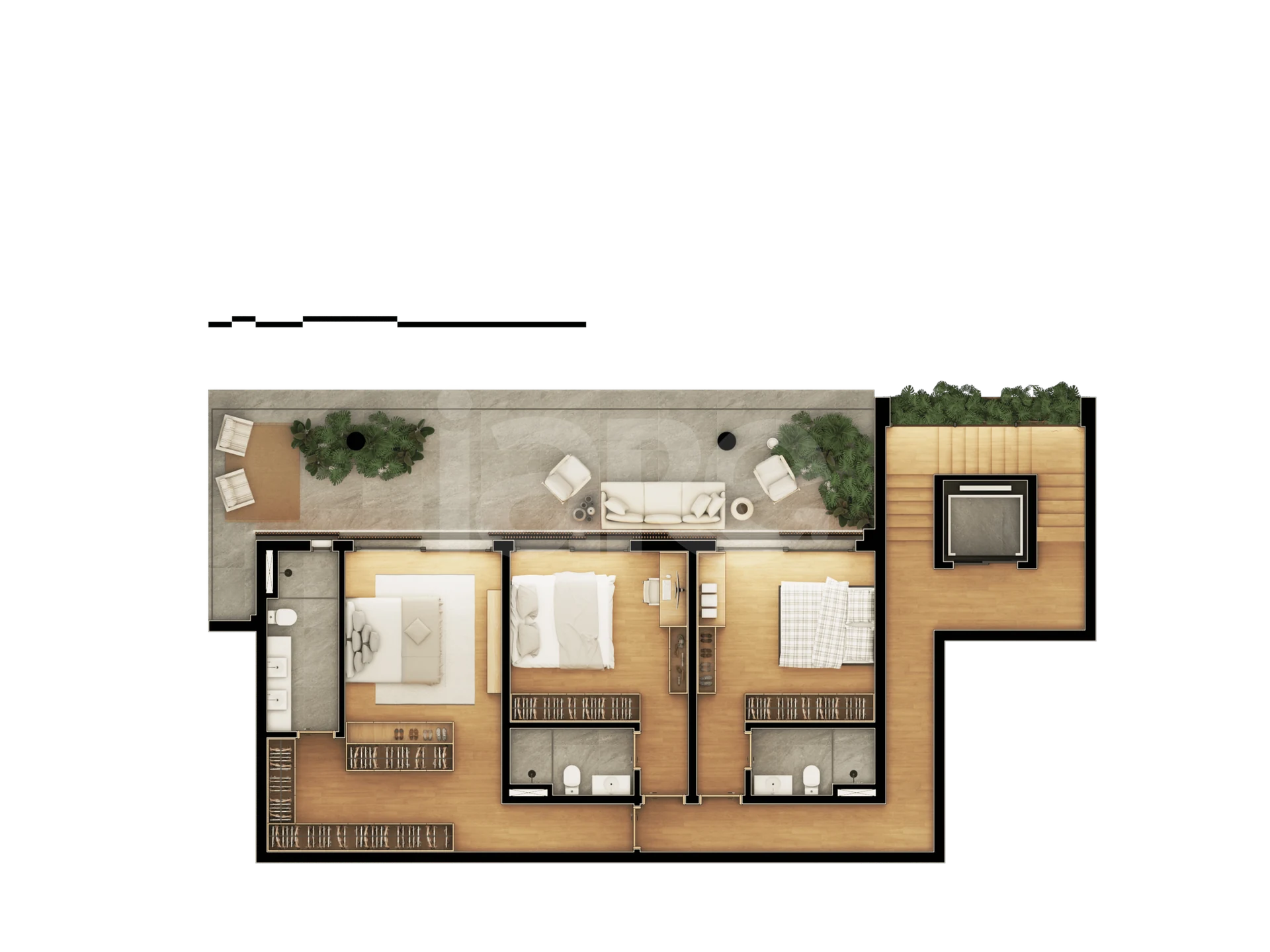 Planta — Casa 06 - 2º Subsolo