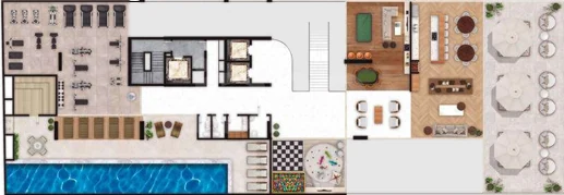 Planta — Pavimento lazer