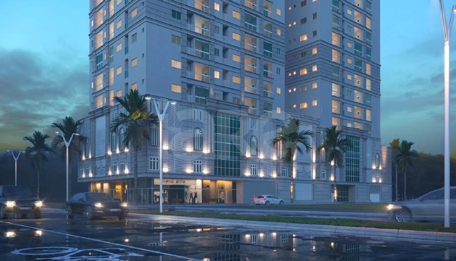 Torres de Málaga - Apartamento com 66,95 m², em Morretes — foto 4