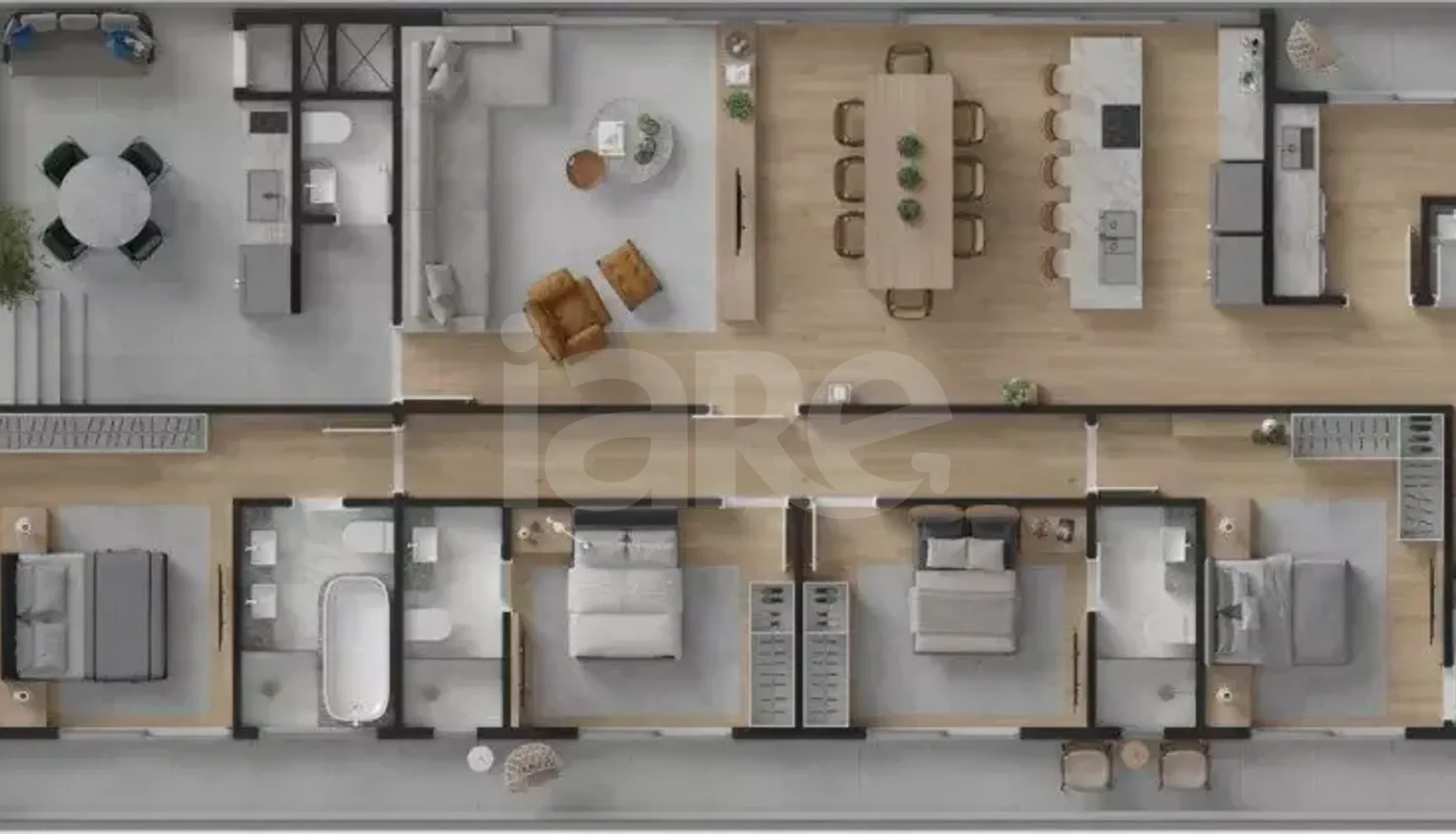 Planta — Cobertura Duplex 283,36 m²