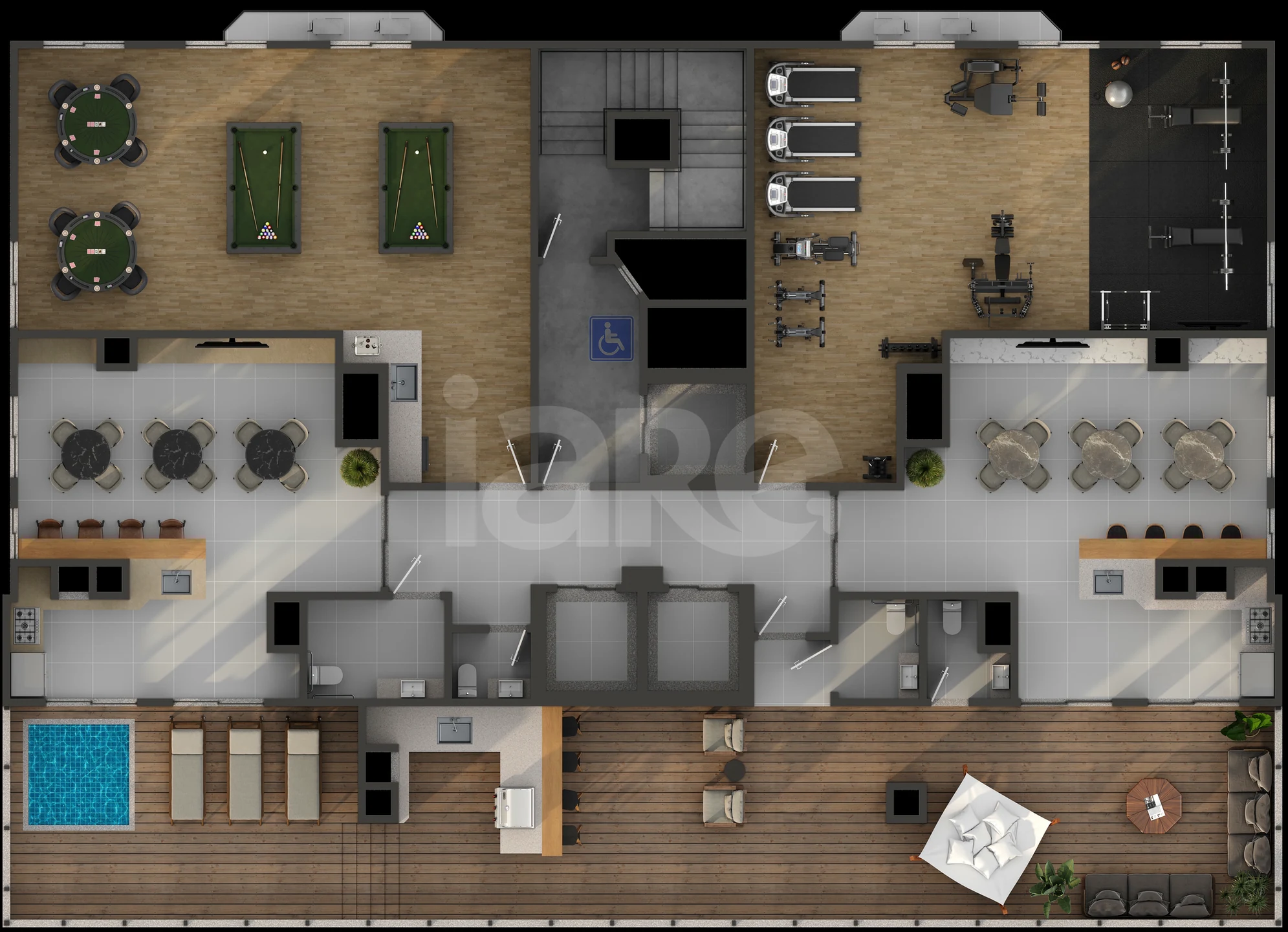 Planta — Pavimento rooftop