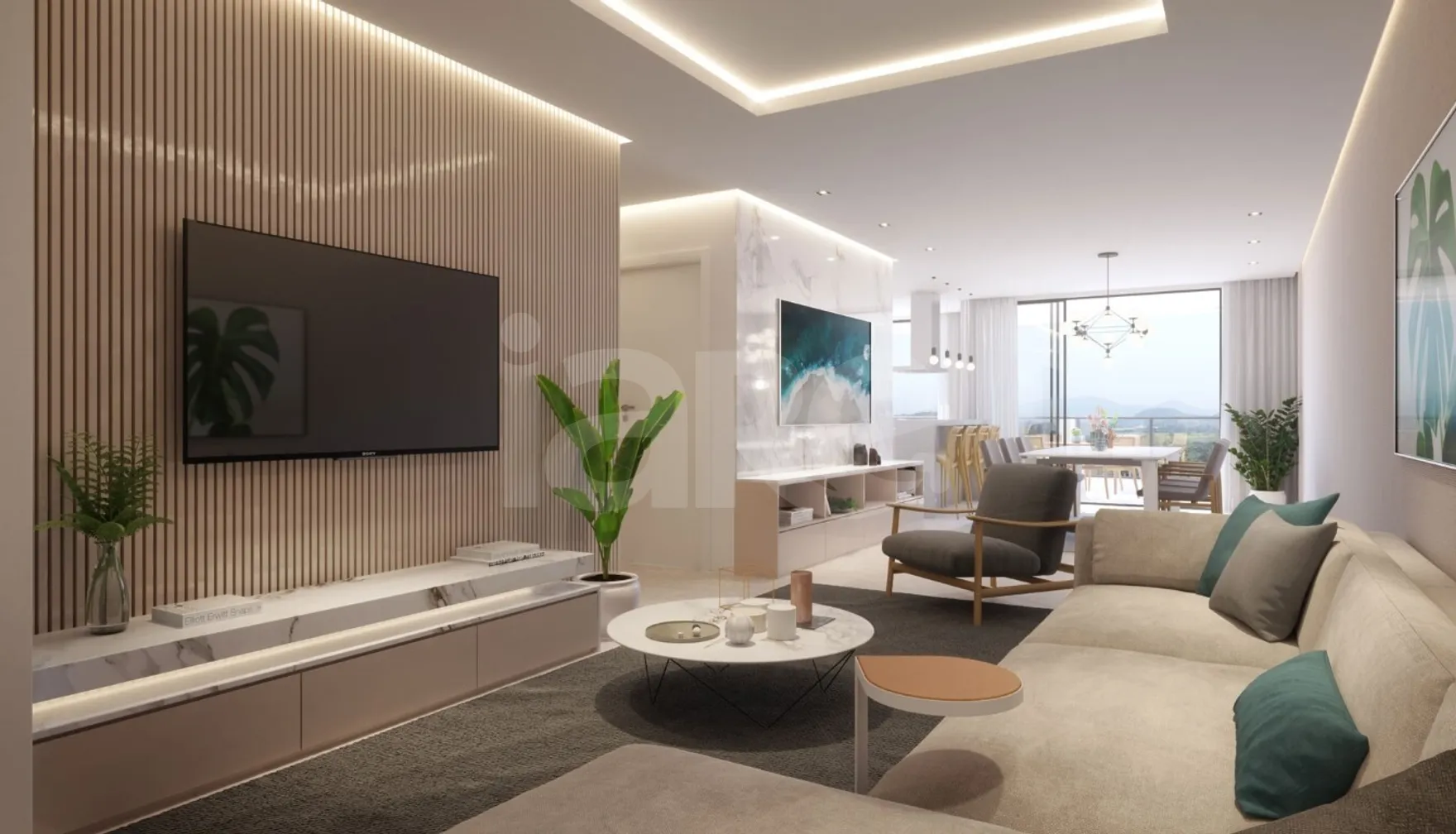Porto Bello Home Club - Apartamento com 128,7 m², em Perequê — foto 3