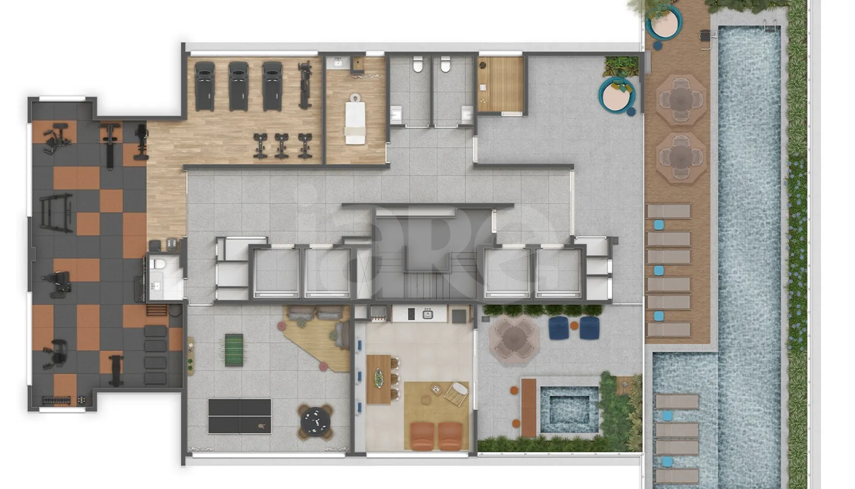 Planta — Pavimento rooftop