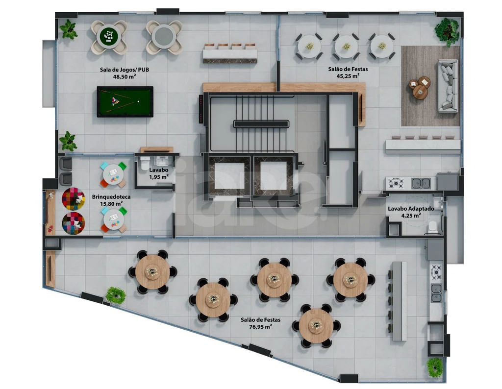 Planta — Pavimento lazer 2