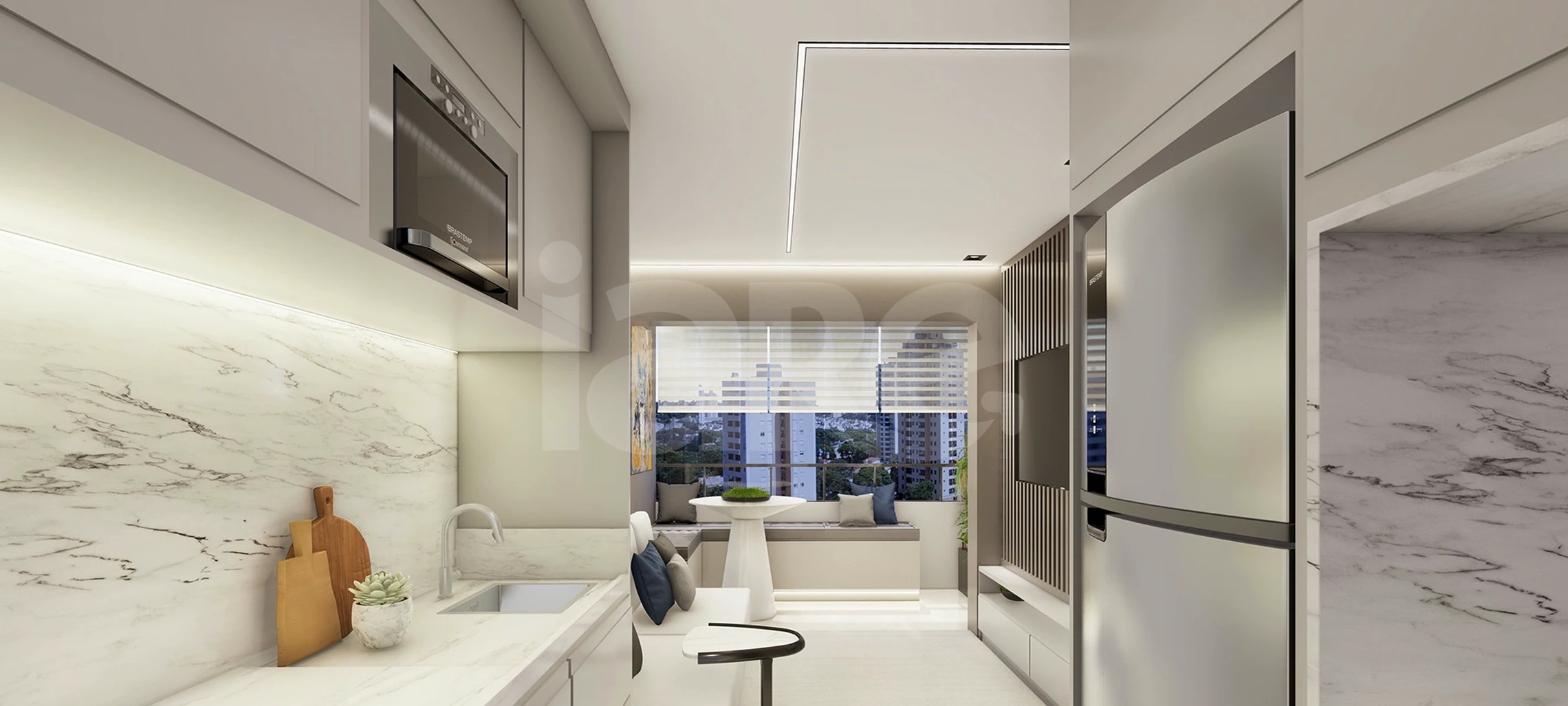 Wave - Apartamento com 46 m², em República — foto 10