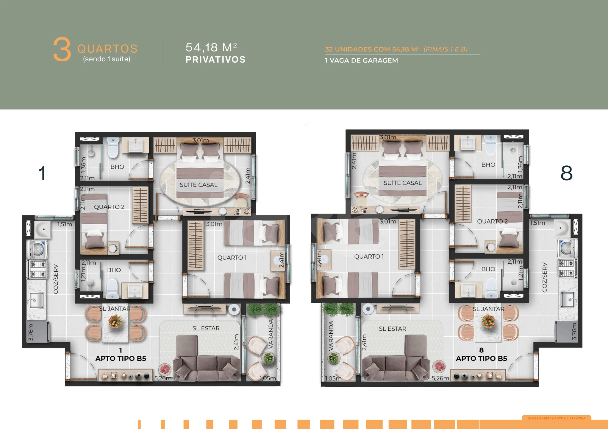 Planta — TIPO B5