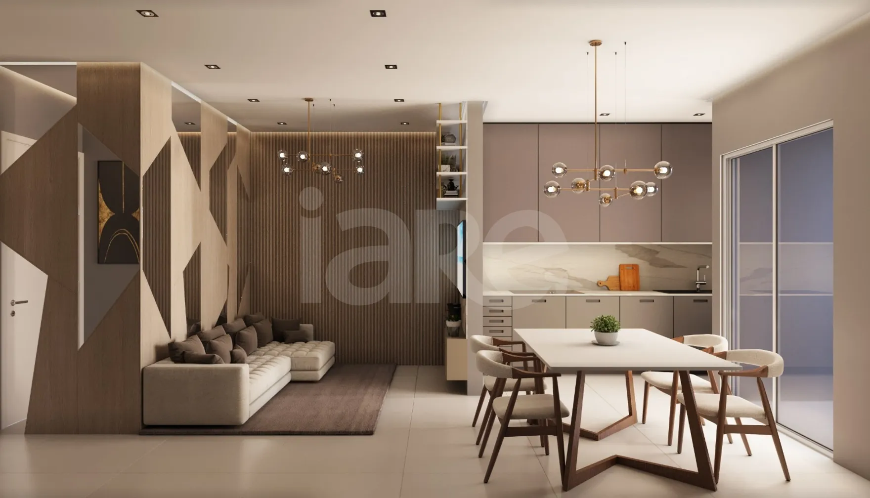 Aurora Residencial - Apartamento com 62,9 m², em Morretes — foto 2