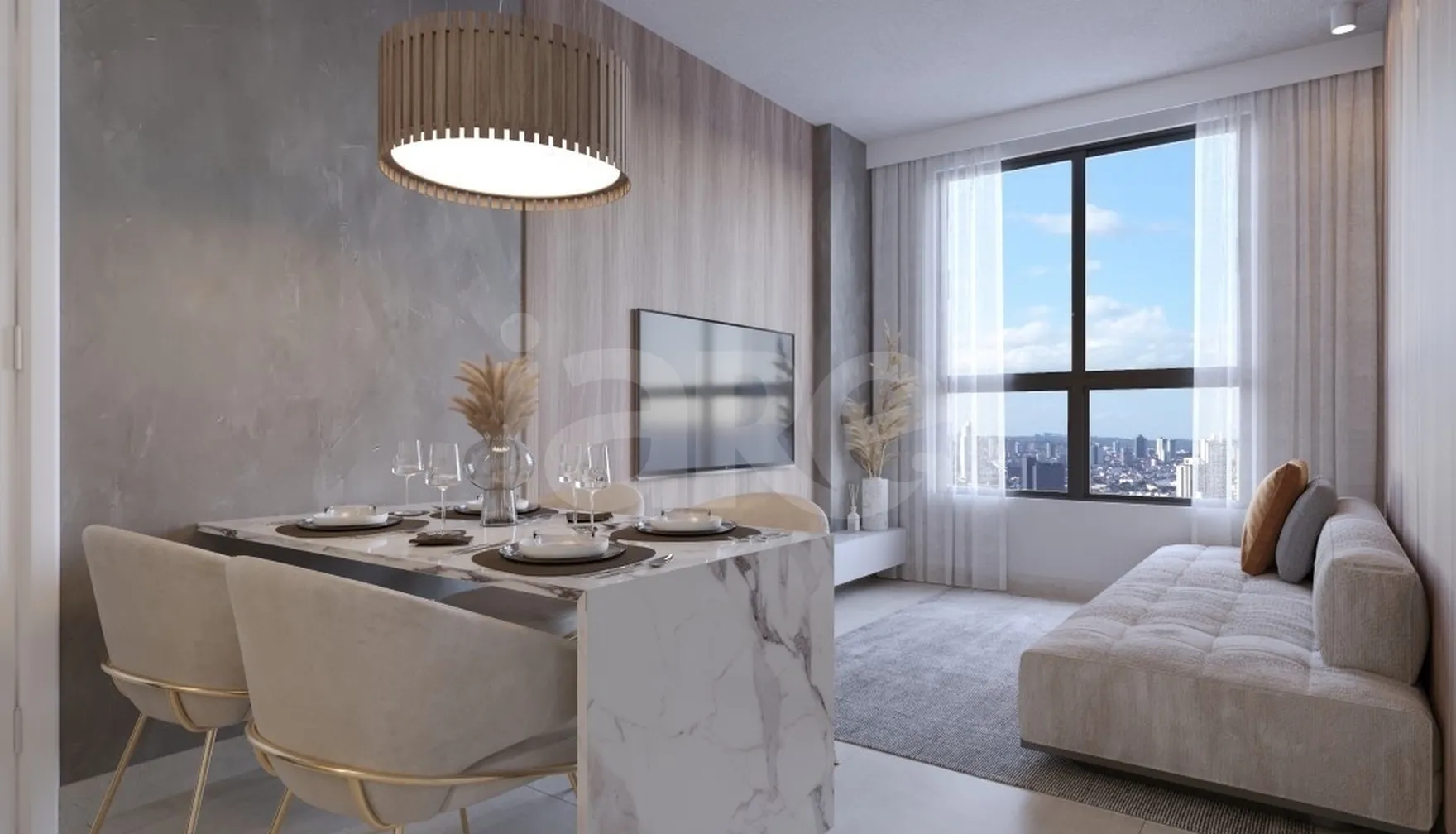Trend Residence - Apartamento com 50,14 m², em Sandra Cavalcante — foto 2