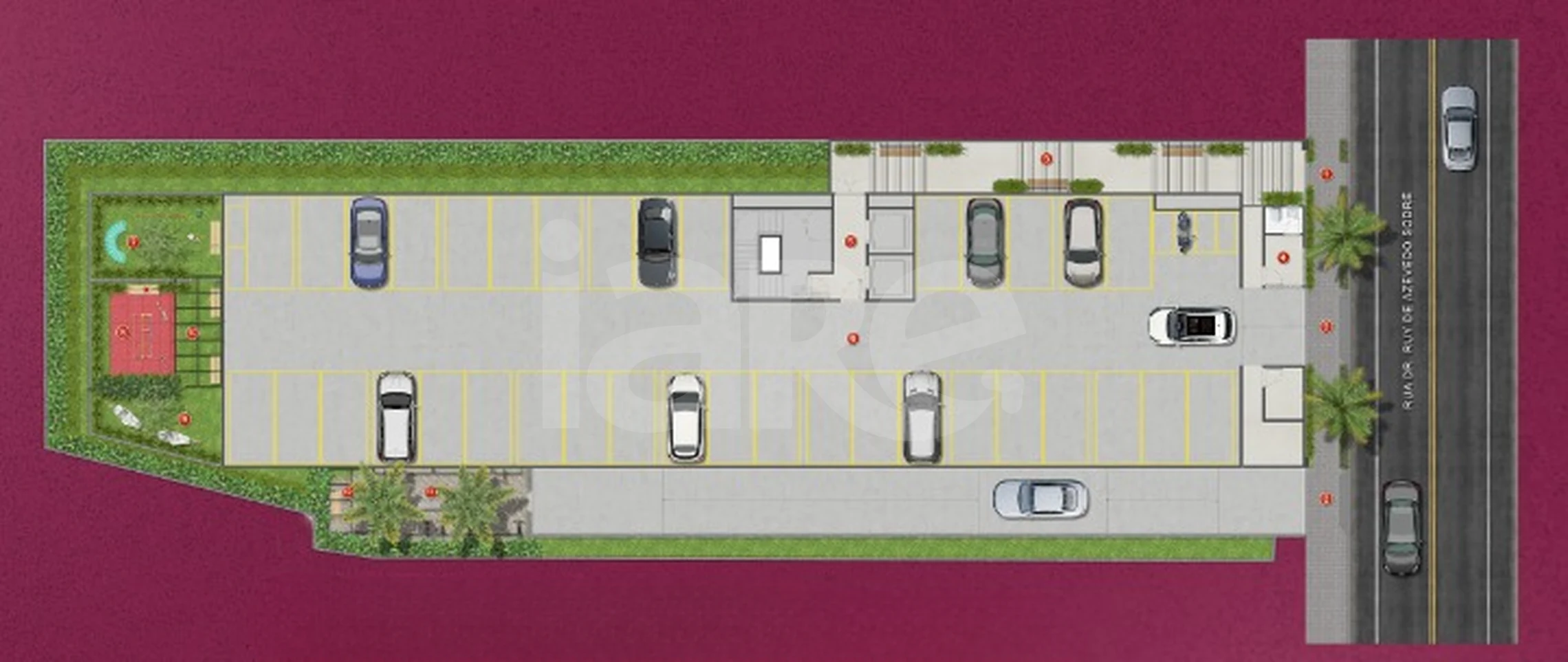 Planta — Pavimento garagem