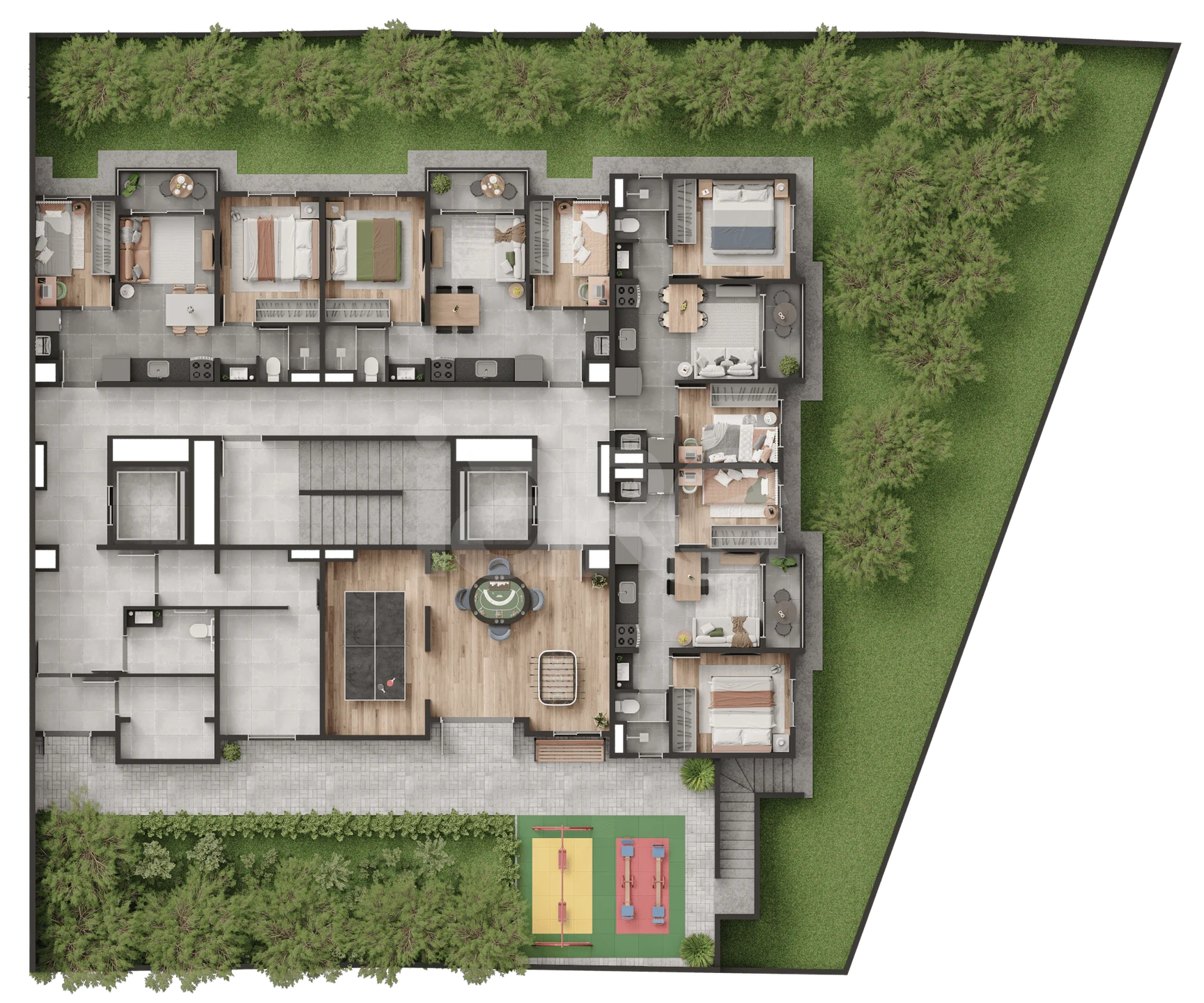 Planta — Pavimento subsolo 3