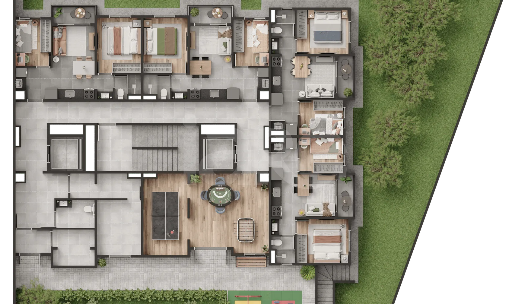 Planta — Pavimento subsolo 3