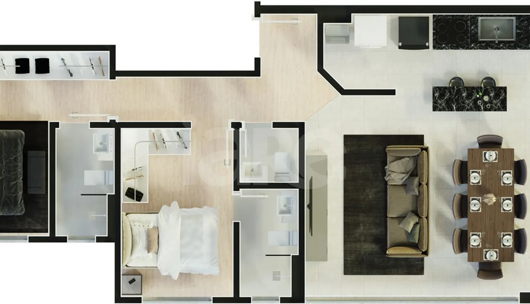 Planta — Apartamento 79,15 m²