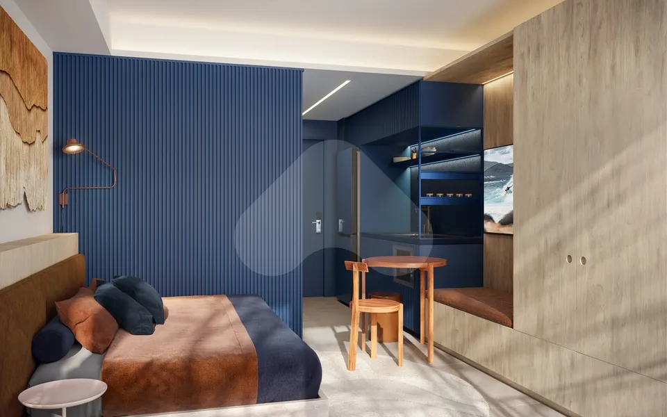 Uapé Higienópolis - Studio com 25,47 m², em Higienópolis — foto 2