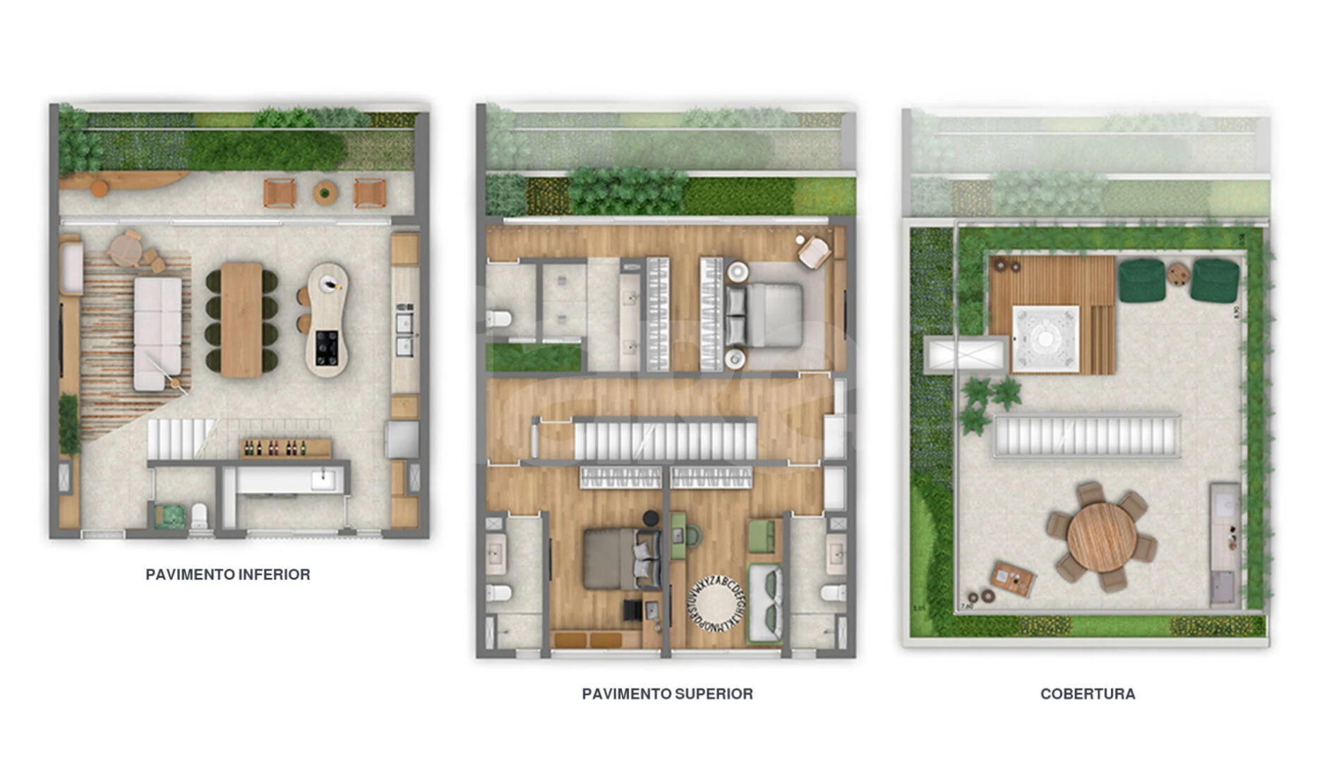 Planta — Casa em Condomínio 307,22 m²