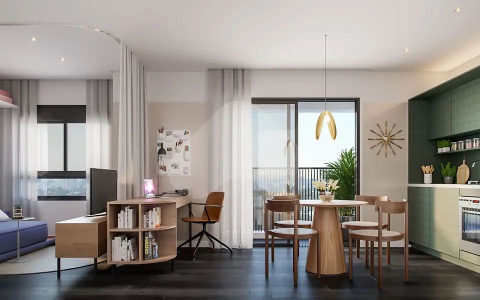 AD 330 - Apartamento com 45,88 m², em Santo Amaro — foto 2