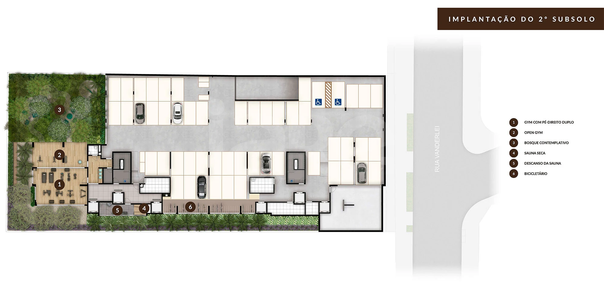 Planta — Pavimento 2º subsolo