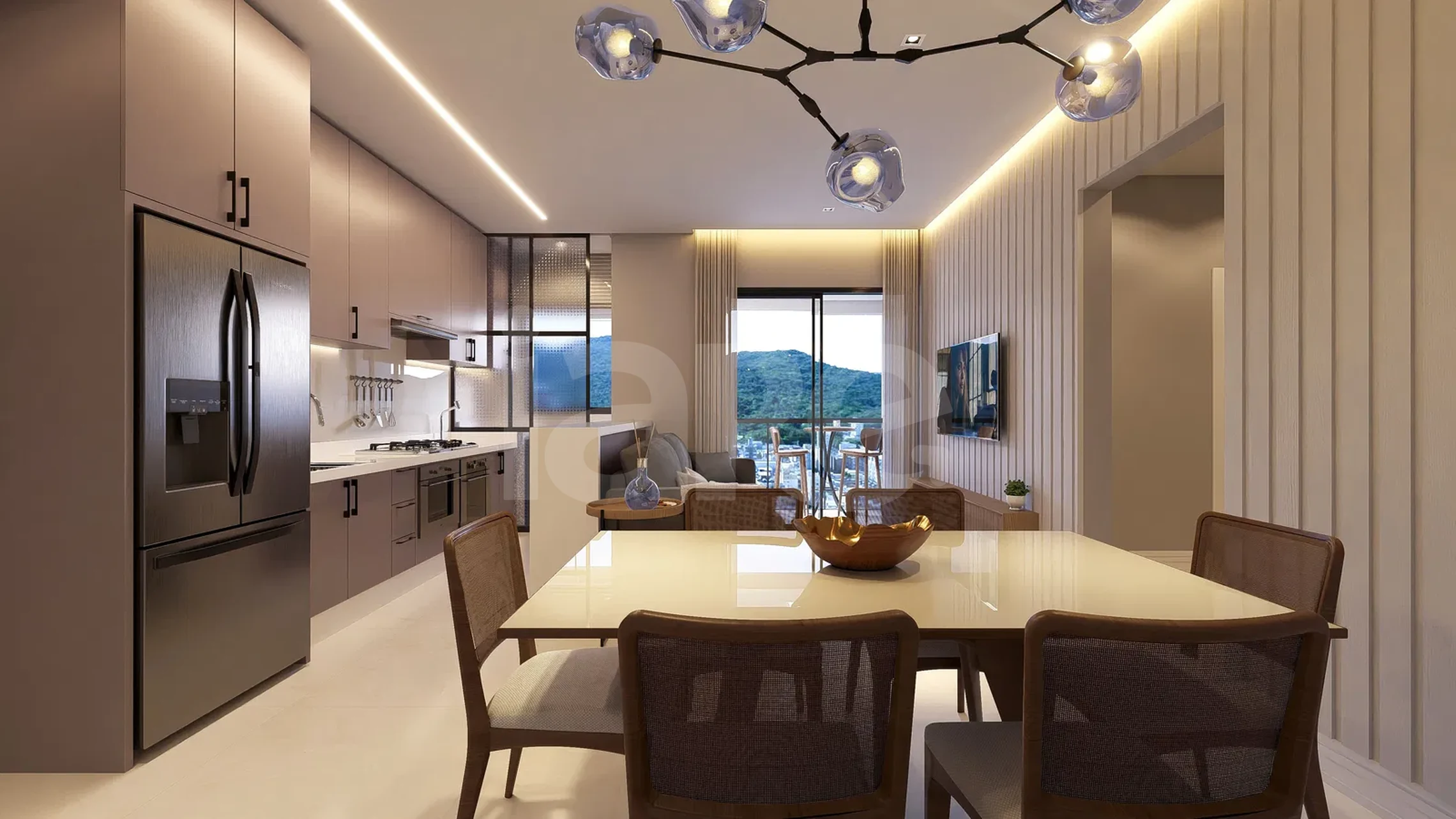 Yosemite Residence - Apartamento com 68,7 m², em Morretes — foto 3