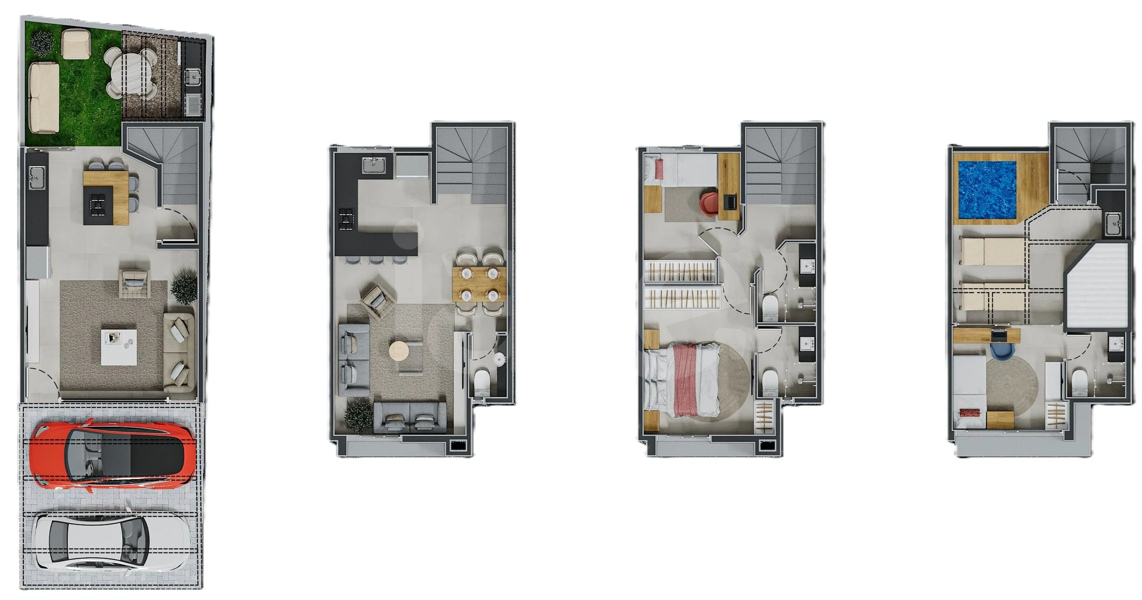 Planta — Casa em Condomínio 177,53 m²
