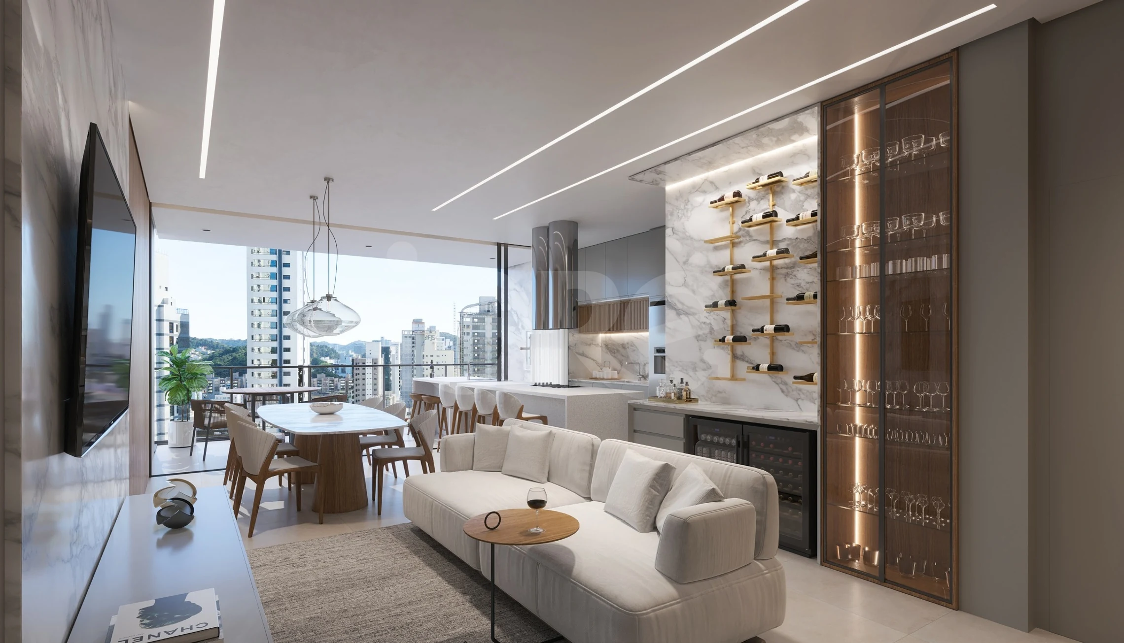 Oceana - Apartamento com 137,74 m², em Centro — foto 2