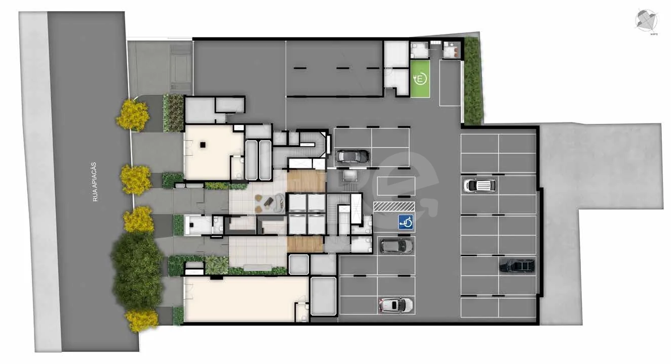 Planta — Pavimento subsolo 2 3