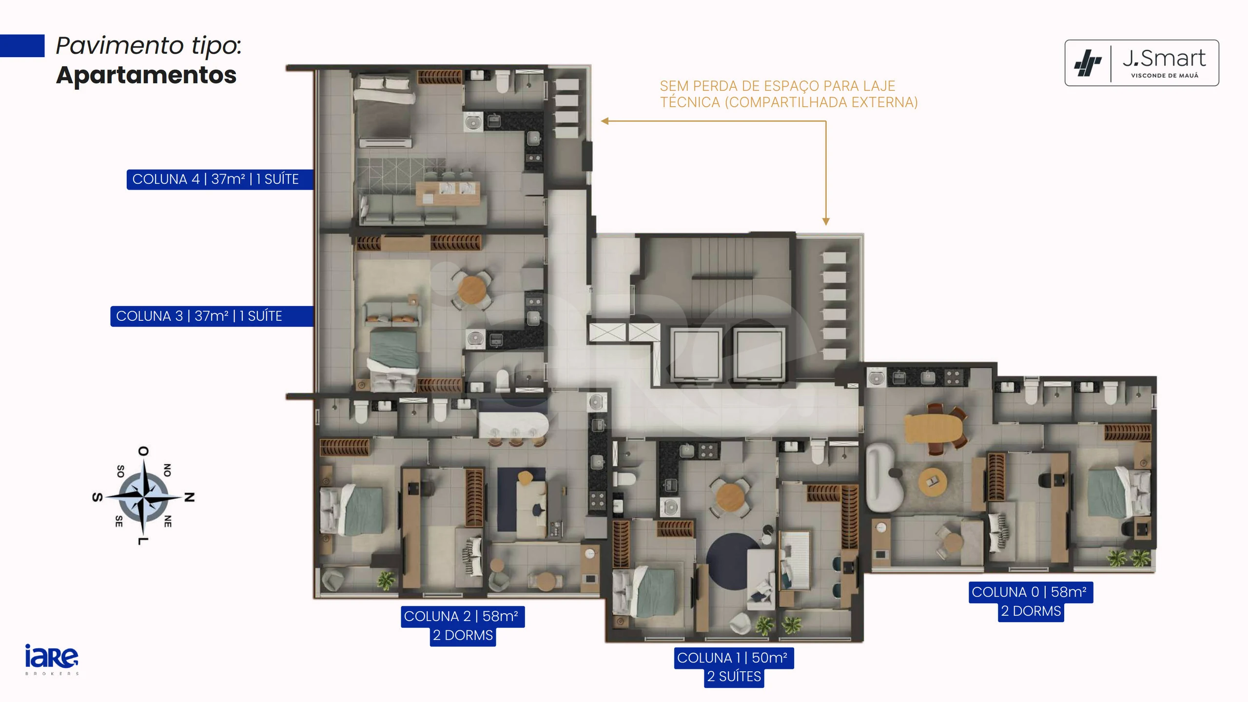 Planta — Implantação Pavimento Tipo