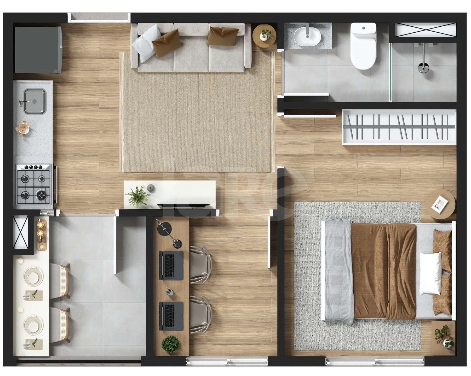 Planta — Garden 39,32 m²
