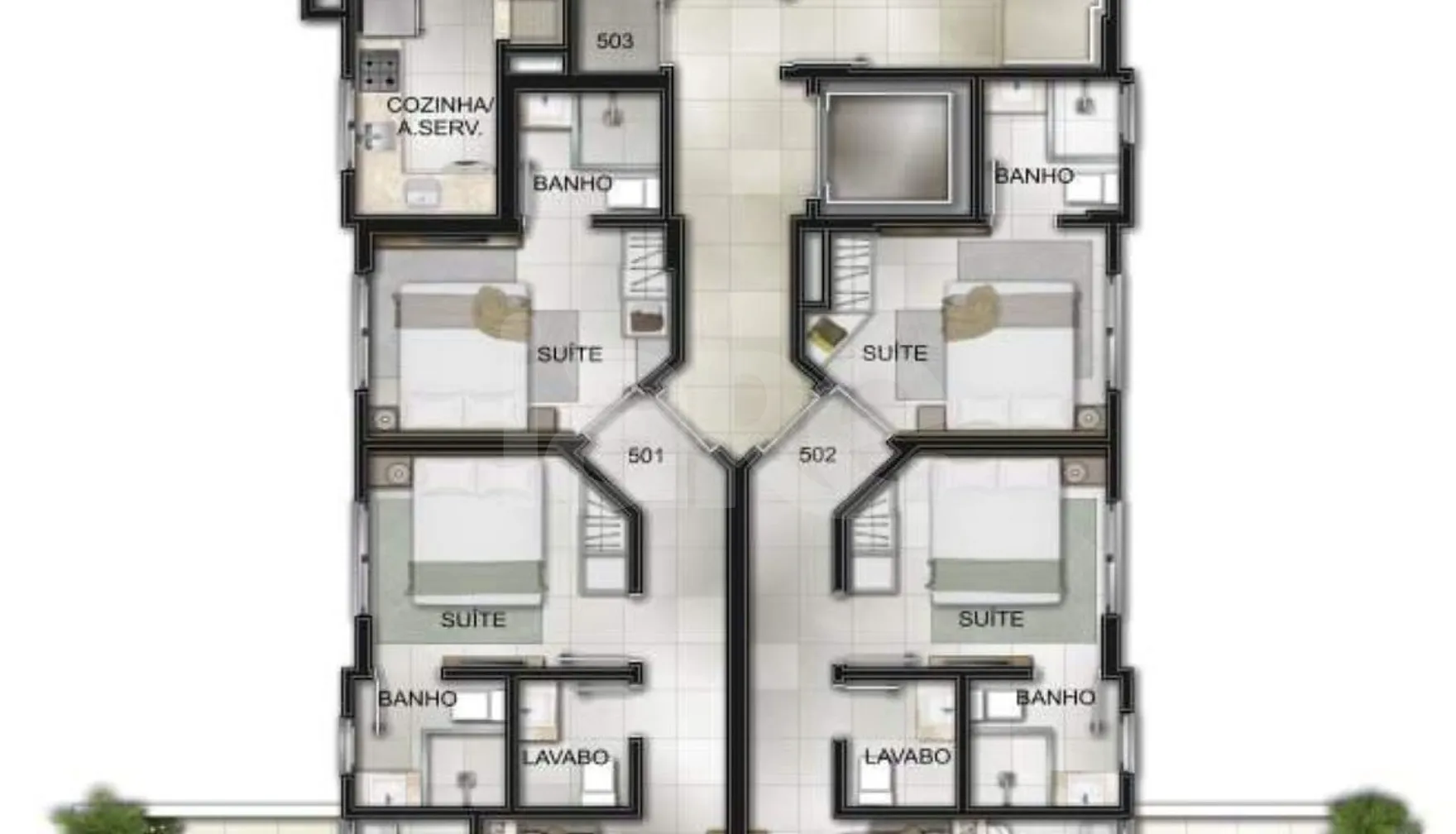 Planta — Pavimento 05
