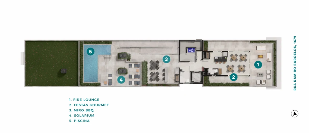 Planta — Pavimento - rooftop