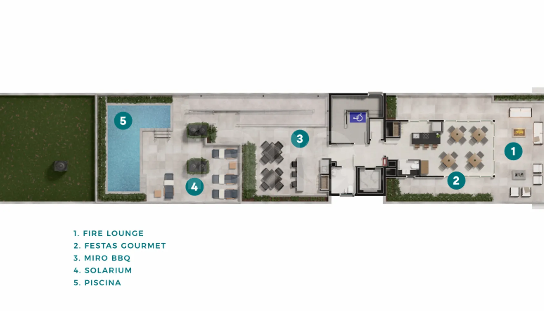 Planta — Pavimento - rooftop
