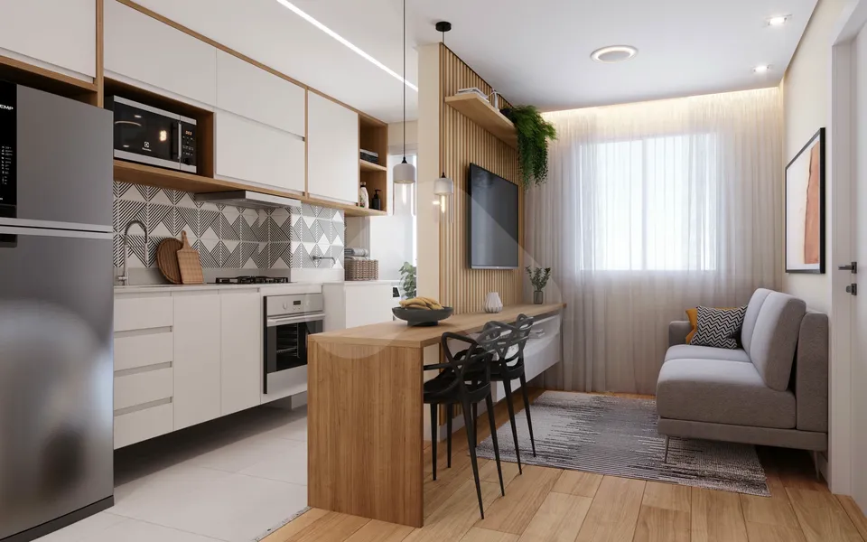 Castelo Butantã - Apartamento com 35,37 m², em Butantã — foto 2