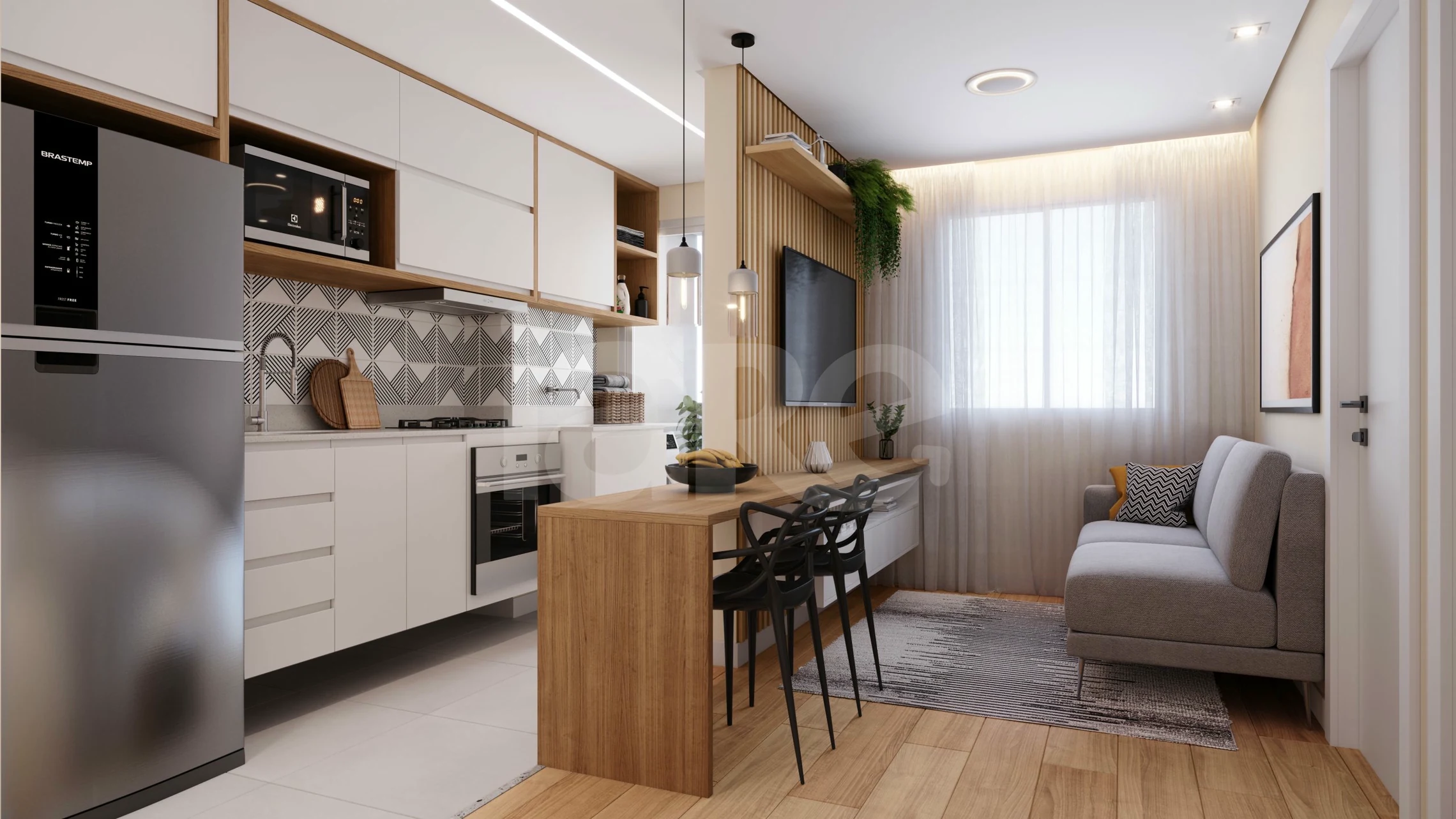 Castelo Butantã - Apartamento com 35,37 m², em Butantã — foto 2