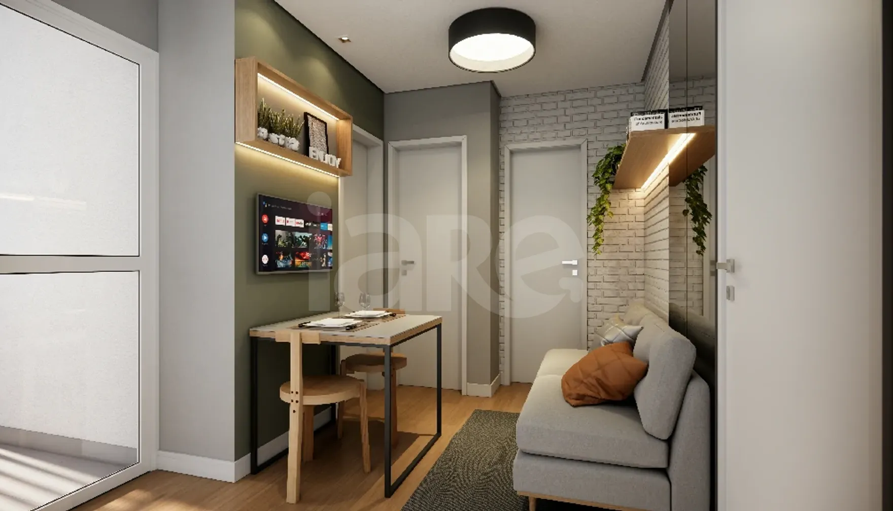 Metrocasa Parque Ecológico - Apartamento com 27,57 m², em Vila Silva Teles — foto 4