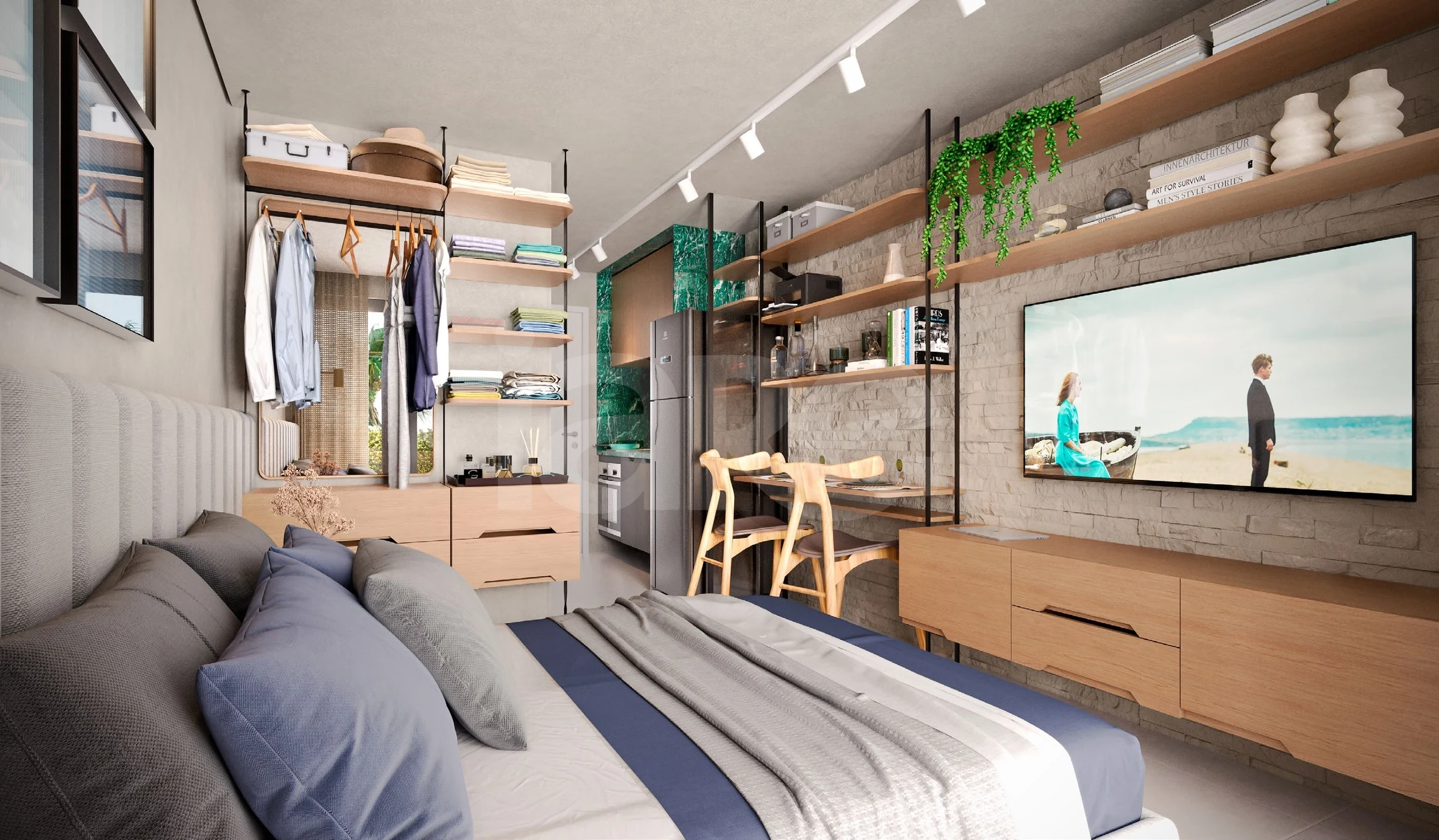 Akua Urban Design - Apartamento com 22,96 m², em Bessa — foto 2