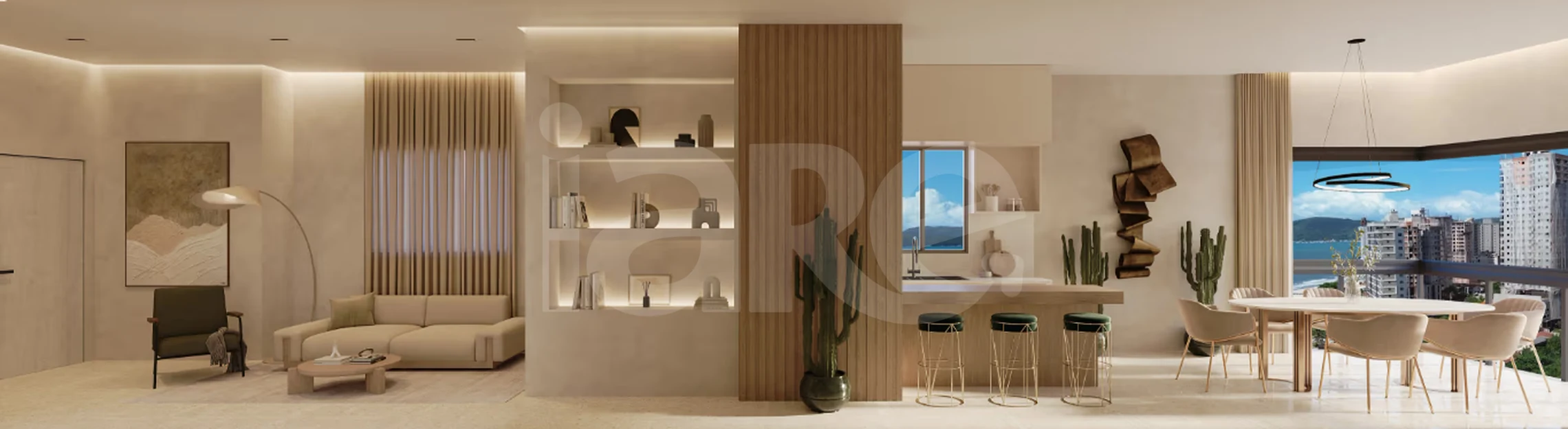 Tower 23 - Garden com 240 m², em Meia Praia — foto 2