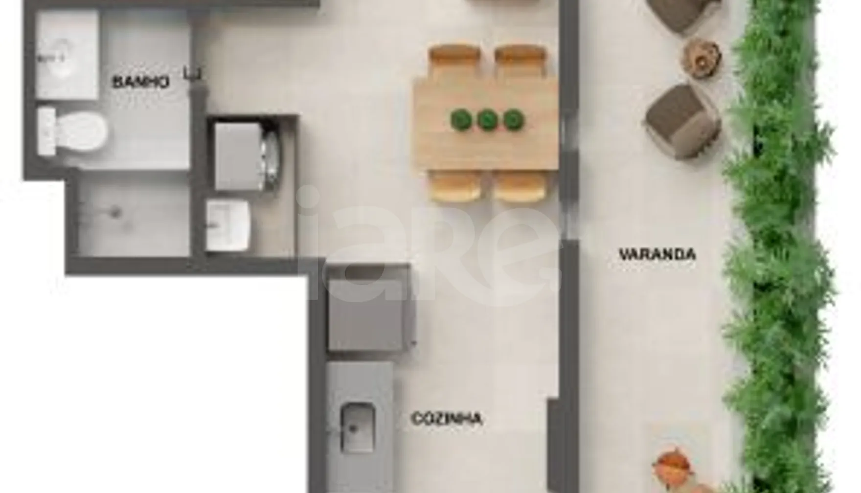 Planta — Apartamento 74,2 m²