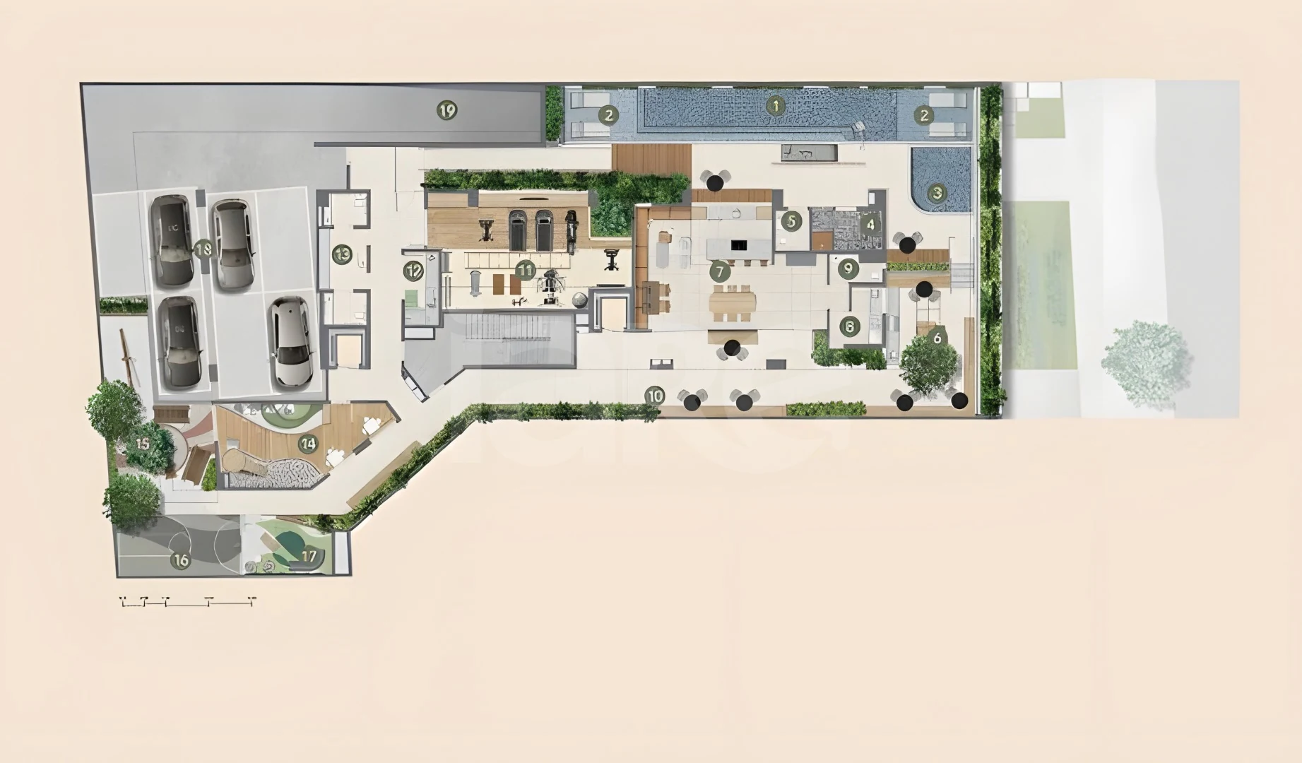 Planta — Pavimento lazer