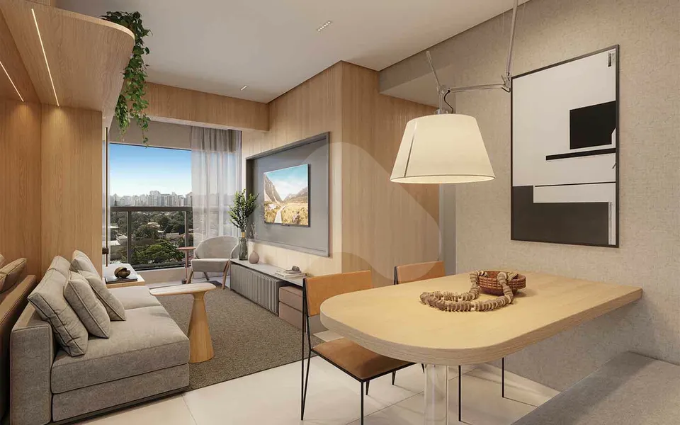 Blue Marine Home Resort - Studio com 26,56 m², em Vila Monte Alegre — foto 6