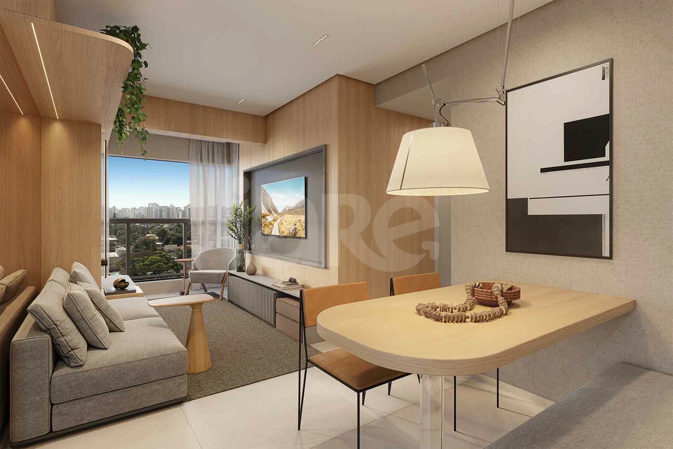 Blue Marine Home Resort - Apartamento com 56,47 m², em Vila Monte Alegre — foto 6