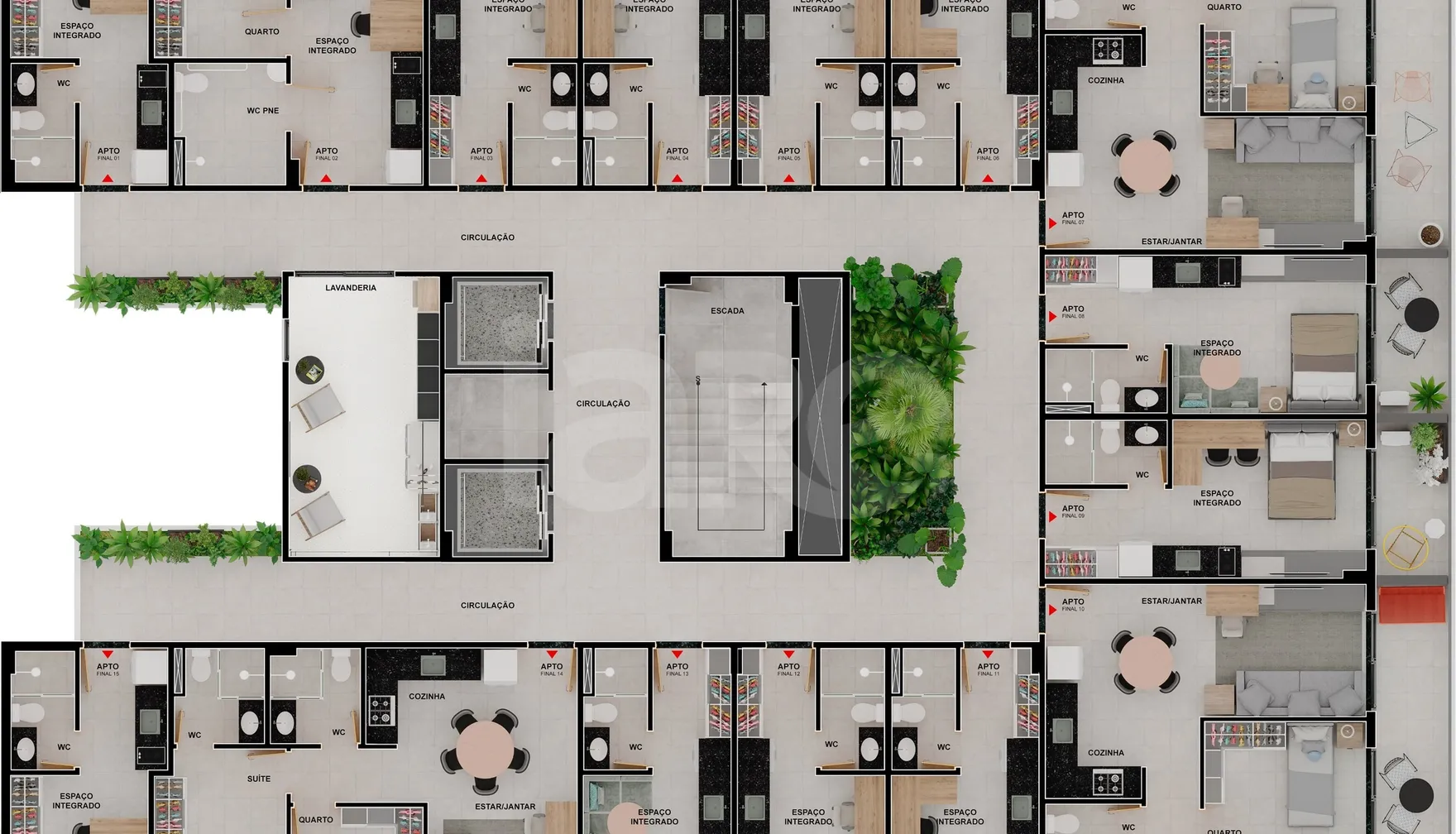 Planta — Pavimento 3