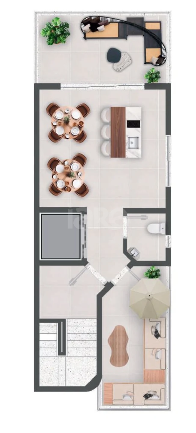Planta — Pavimento atico