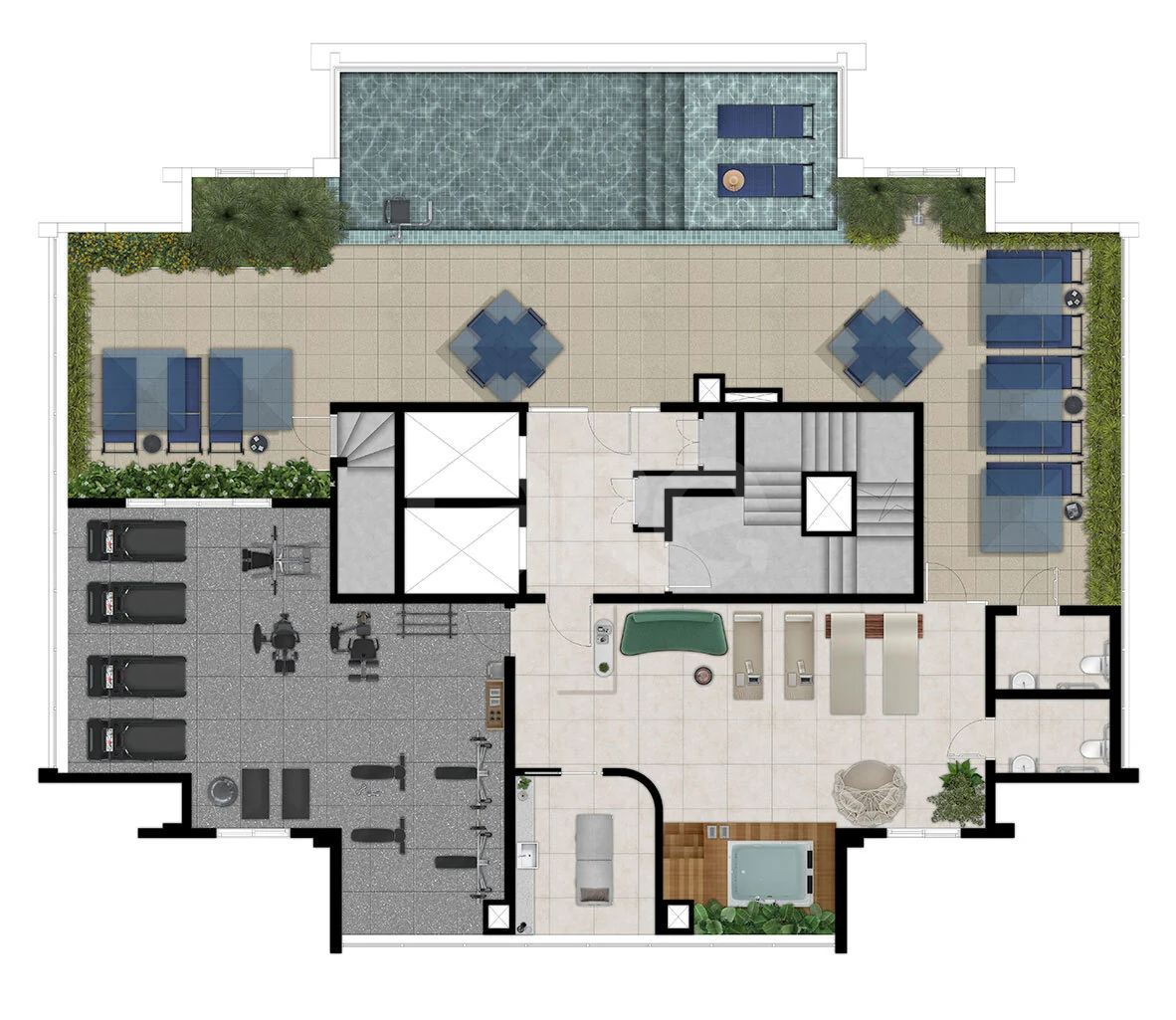 Planta — Pavimento 25