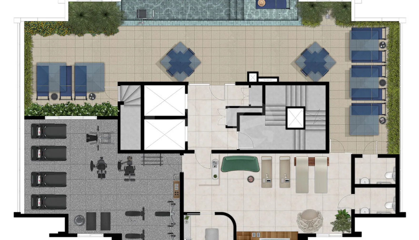 Planta — Pavimento 25