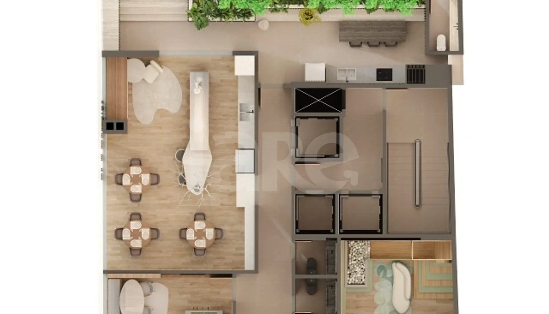 Planta — Pavimento lazer